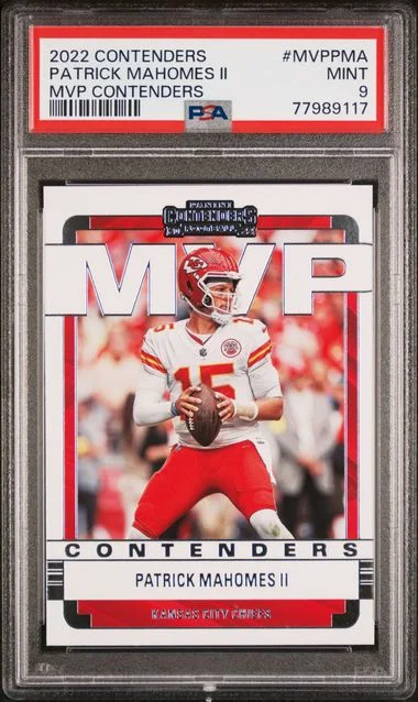 2022 Panini Contenders Patrick Mahomes II MVP Contenders #MVPPMA card image