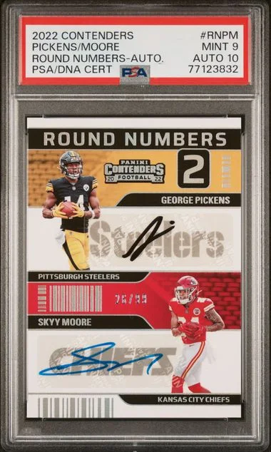 2022 Panini Contenders Round Numbers #no-number card image