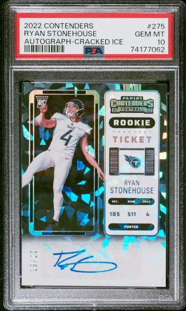 2022 Panini Contenders Ryan Stonehouse #275 card image