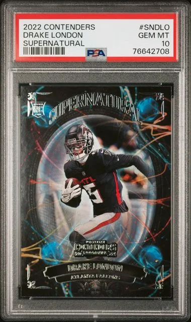 2022 Panini Contenders Supernatural Sndlo Drake London #no-number card image