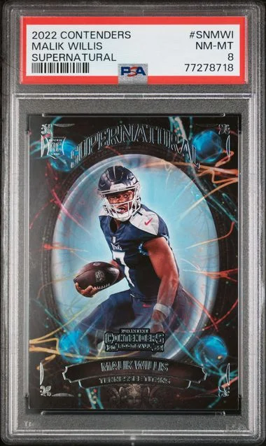 2022 Panini Contenders Supernatural Snmwi Malik Willis #no-number card image
