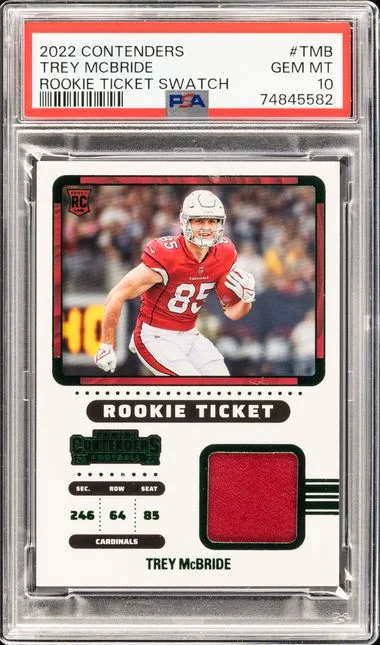 2022 Panini Contenders Ticket Swatches Tmb Trey Mcbride #no-number card image