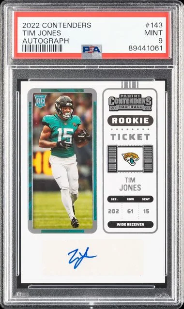 2022 Panini Contenders Tim Jones Autograph #143 card image