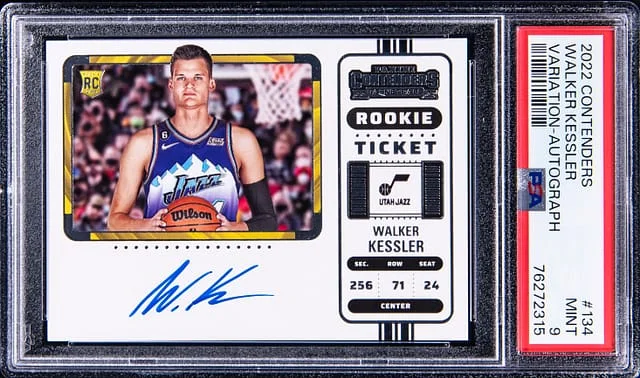 2022 Panini Contenders Walker Kessler Variation Autograph #134 card image