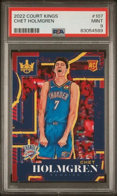 2022 Panini Court Kings Chet Holmgren #107 card image