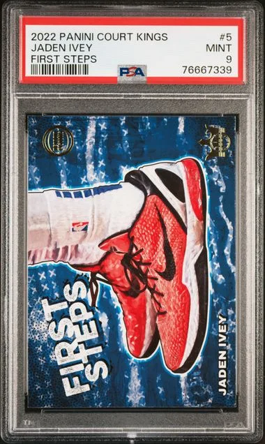 2022 Panini Court Kings Jaden Ivey First Steps #5 card image