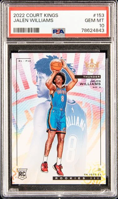 2022 Panini Court Kings Jalen Williams #153 card image