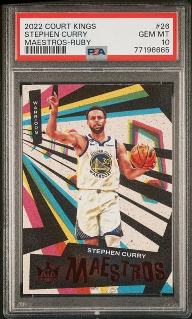 2022 Panini Court Kings Stephen Curry Maestros #26 card image