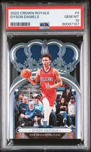 2022 Panini Crown Royale Dyson Daniels #4 card image