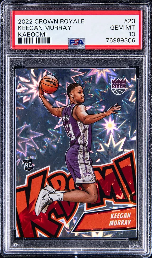 2022 Panini Crown Royale Keegan Murray Kaboom! #23 card image