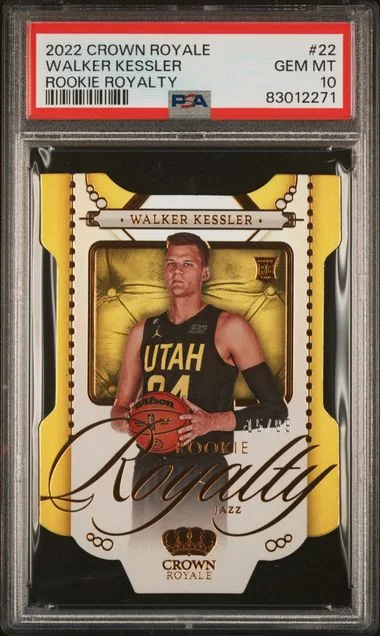 2022 Panini Crown Royale Walker Kessler Royalty #22 card image