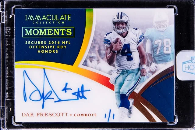 2022 Panini Dak Prescott Honors Recollection '18 Panini Immaculate Moments #IM-DP card image