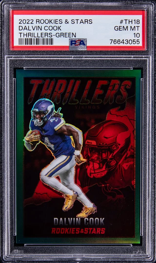 2022 Panini Dalvin Cook Rookies and Stars Thrillers Green #TH18 card image