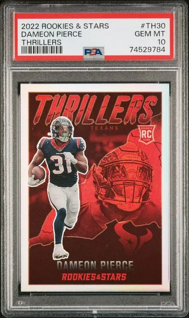 2022 Panini Dameon Pierce Rookies & Stars Thrillers #Th30 card image
