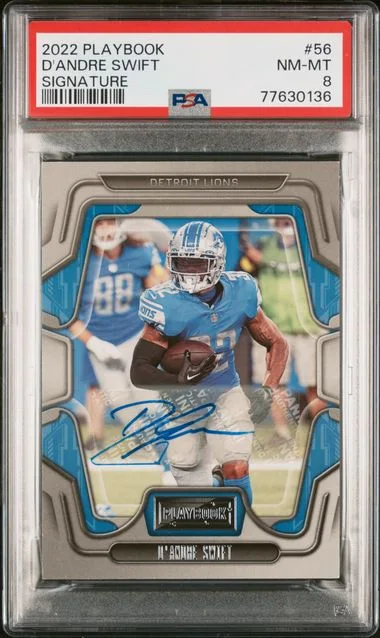 2022 Panini D'Andre Swift Playbook Signature #56 card image