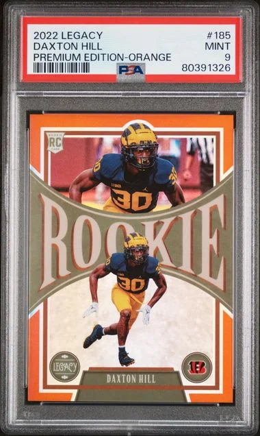 2022 Panini Daxton Hill Legacy Premium Edition-Orange #185 card image