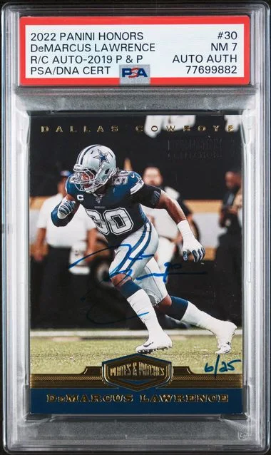 2022 Panini Demarcus Lawrence Honors Recollection Collection Autographs 2019 Plates & Patches #30 card image
