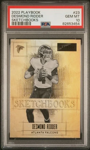 2022 Panini Desmond Ridder Playbook Sketchbooks #23 card image