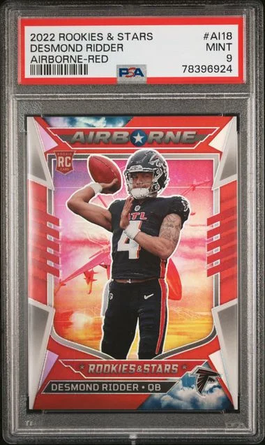 2022 Panini Desmond Ridder Rookies & Stars Airborne #AI18 card image