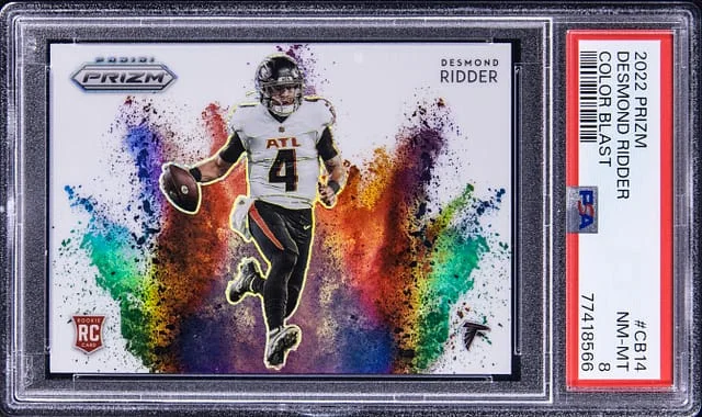 2022 Panini Desmond Ridder Color Blast Prizm #CB14 card image