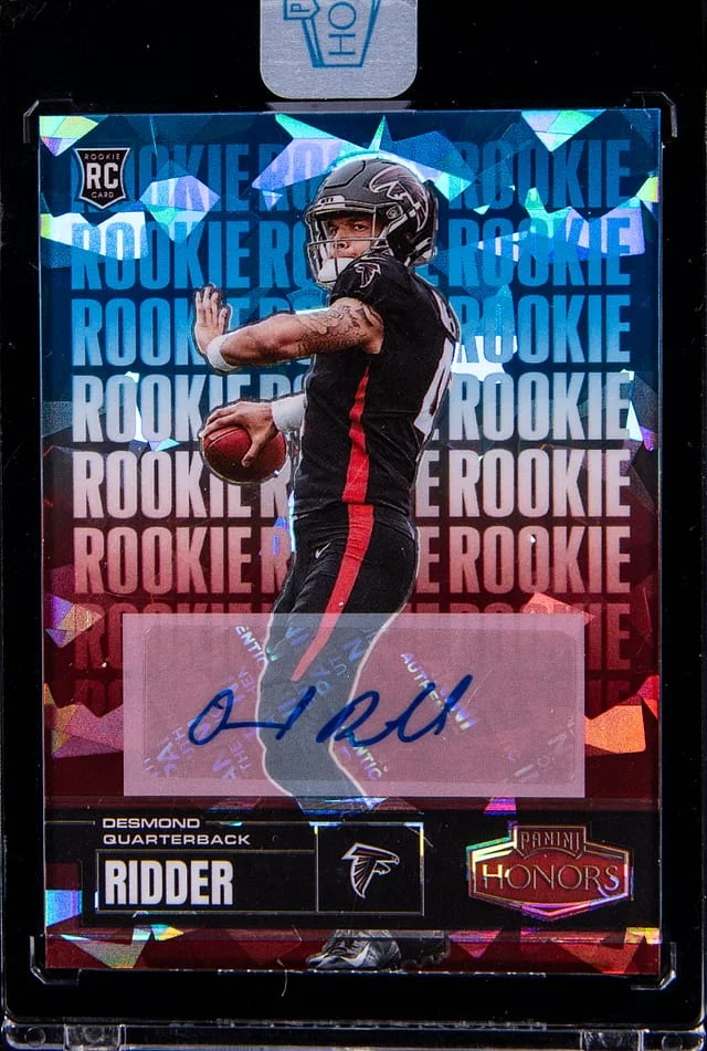2022 Panini Desmond Ridder - Panini Encased Honors Cracked Ice #66 card image