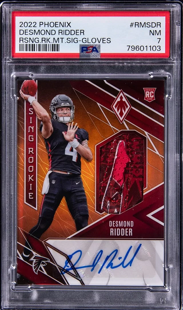 2022 Panini Desmond Ridder Phoenix Rising Materials Signatures Gloves #RMS-DR card image