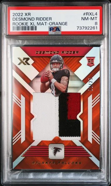 2022 Panini Desmond Ridder XR Xl Materials Orange #RXL4 card image