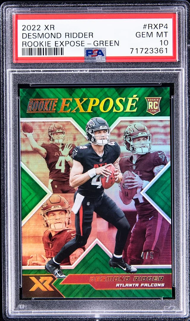 2022 Panini Desmond Ridder XR Expose Green #RXP-4 card image