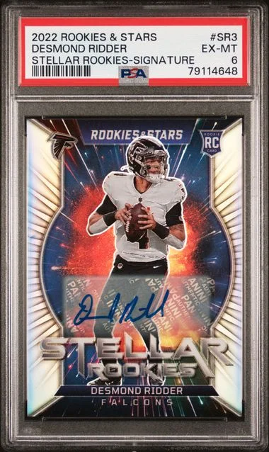 2022 Panini Desmond Ridder Rookies & Stars Stellar Rookies Signatures #S-R3 card image