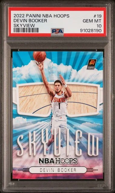 2022 Panini Devin Booker NBA Hoops Skyview #19 card image