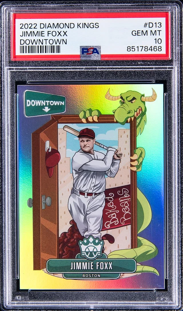 2022 Panini Diamond Kings Jimmie Foxx Downtown #D13 card image