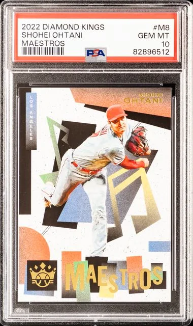 2022 Panini Diamond Kings Shohei Ohtani Maestros #M8 card image
