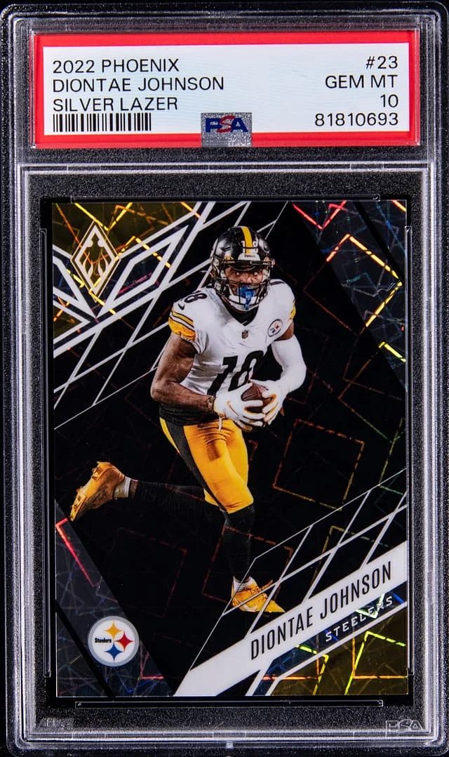 2022 Panini Diontae Johnson Phoenix Silver Lazer #23 card image