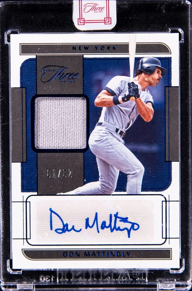 2022 Panini Don Mattingly Three And Two Autograph Jerseys #AJ-DM card image