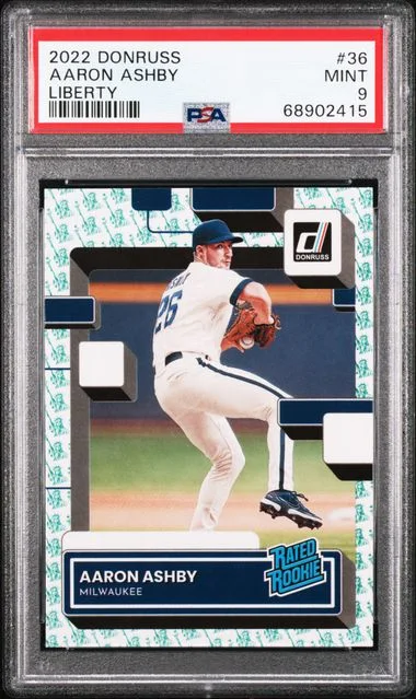 2022 Panini Donruss Aaron Ashby Liberty #36 card image