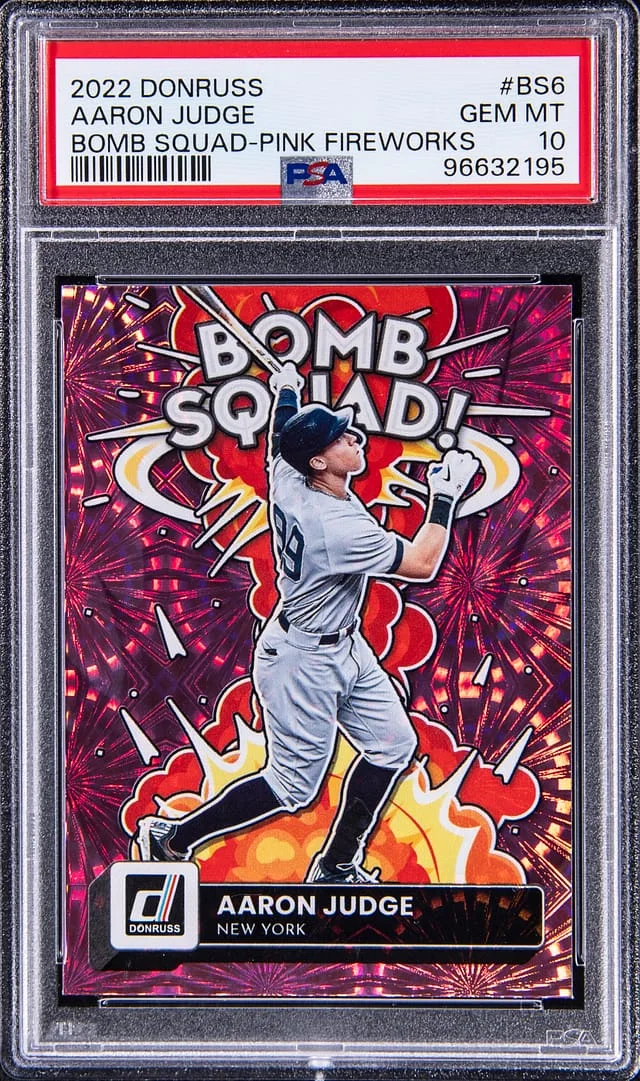 2022 Panini Donruss Aaron Judge Bomb Squad #BS6 card image