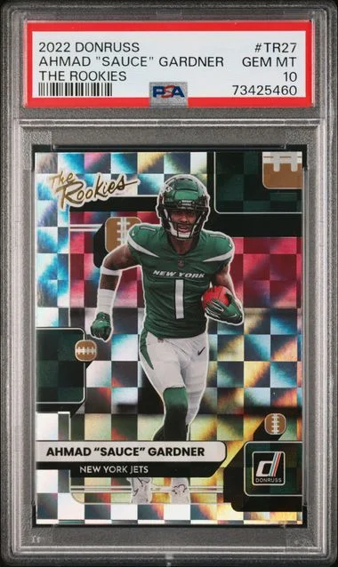 2022 Panini Donruss Ahmad Sauce Gardner The Rookies #TR-27 card image