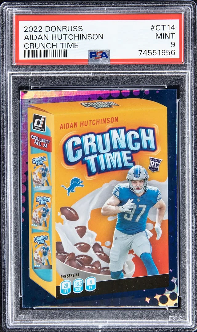 2022 Panini Donruss Aiden Hutchinson Crunch Time #CT14 card image