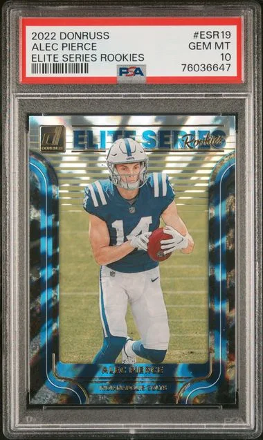 2022 Panini Donruss Alec Pierce Elite Series Rookies #Esr19 card image