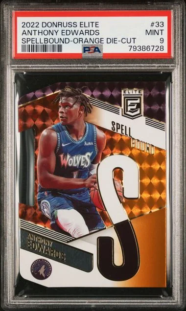 2022 Panini Donruss Anthony Edwards Elite Spellbound #33 card image