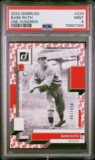 2022 Panini Donruss Babe Ruth One Hundred #229 card image