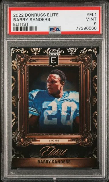 2022 Panini Donruss Barry Sanders Elite Elitist #El1 card image