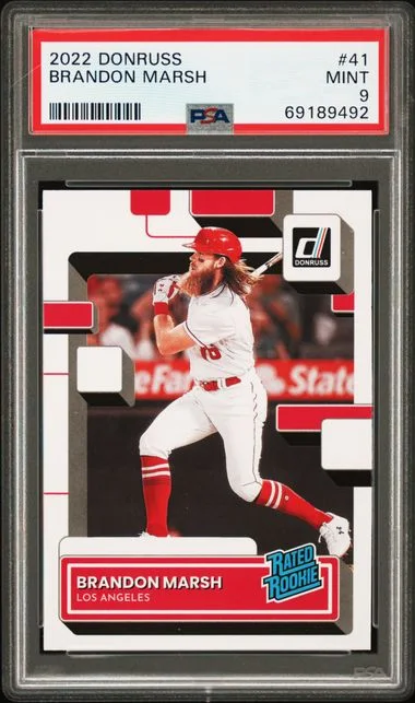 2022 Panini Donruss Brandon Marsh #41 card image