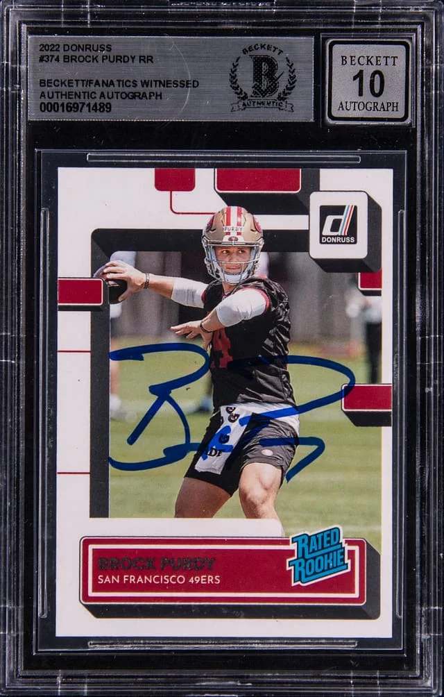 2022 Panini Donruss Brock Burdy #374 card image