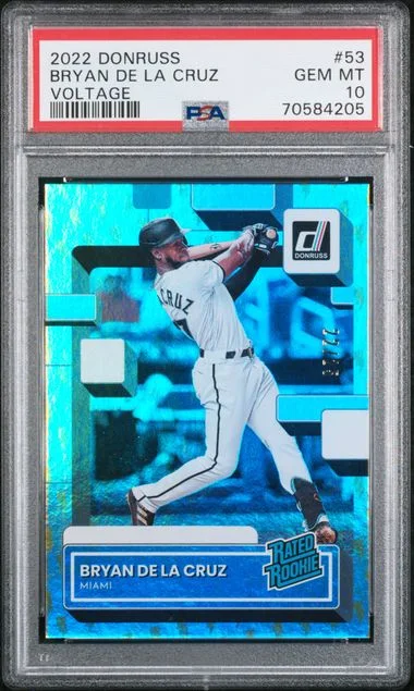 2022 Panini Donruss Bryan De La Cruz Voltage #53 card image