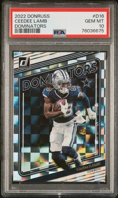 2022 Panini Donruss Ceedee Lamb Dominators #D16 card image