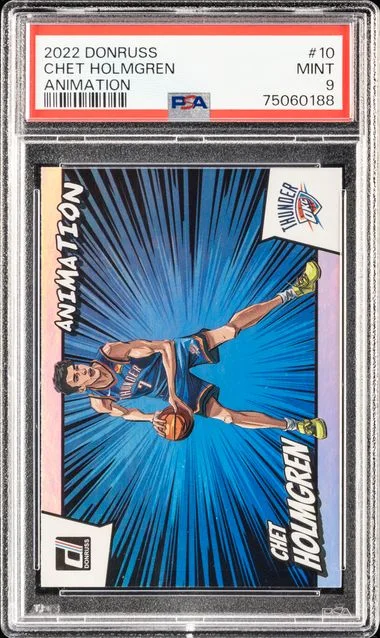 2022 Panini Donruss Chet Holmgren Animation #10 card image