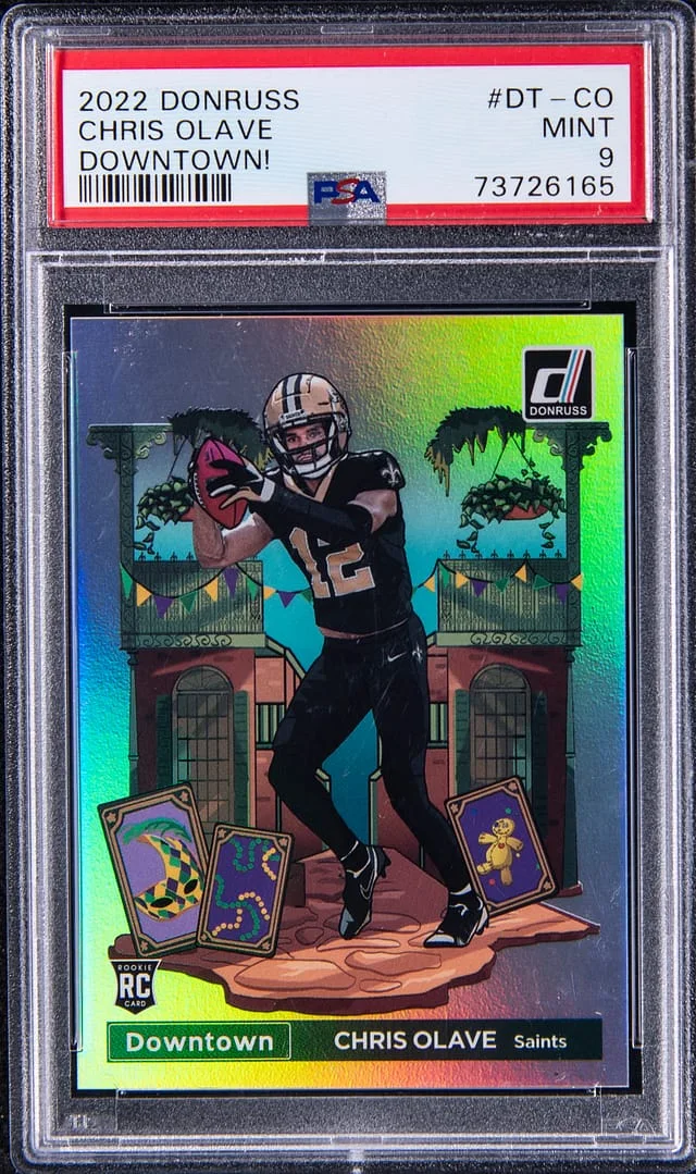 2022 Panini Donruss Chris Olave Downtown! #DT-CO card image