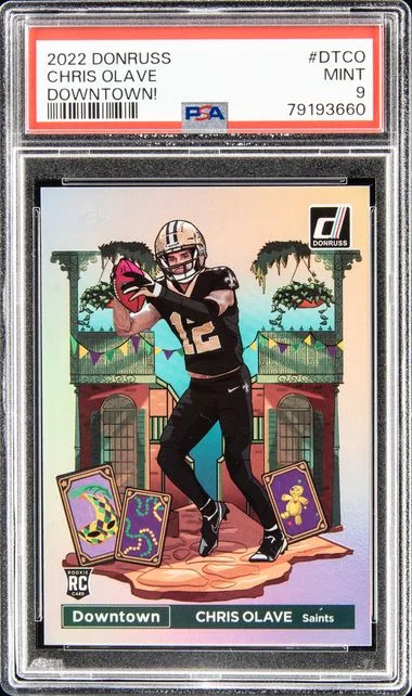 2022 Panini Donruss Chris Olave Downtown #DTCO card image