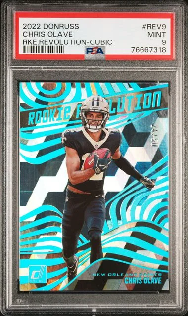 2022 Panini Donruss Chris Olave Revolution Cubic #REV9 card image